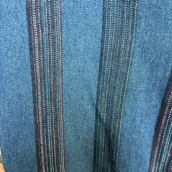 Cider High Waisted Retro Striped Flare Jeans Women’s Size Small - Picture 9 of 11